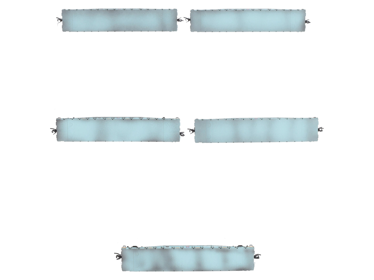 Micro-Trains 99302170 N Union Pacific Weathered Concreate Tie Loader (Set of 5)