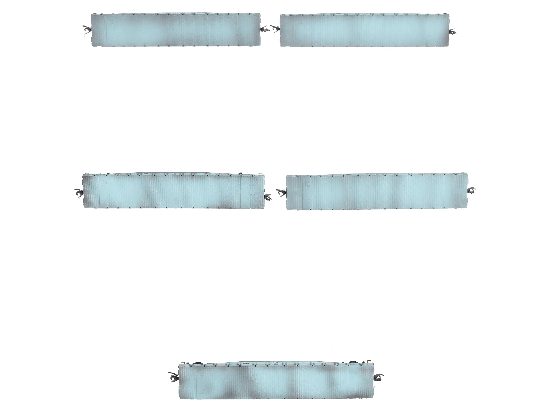 Micro-Trains 99302170 N Union Pacific Weathered Concreate Tie Loader (Set of 5)