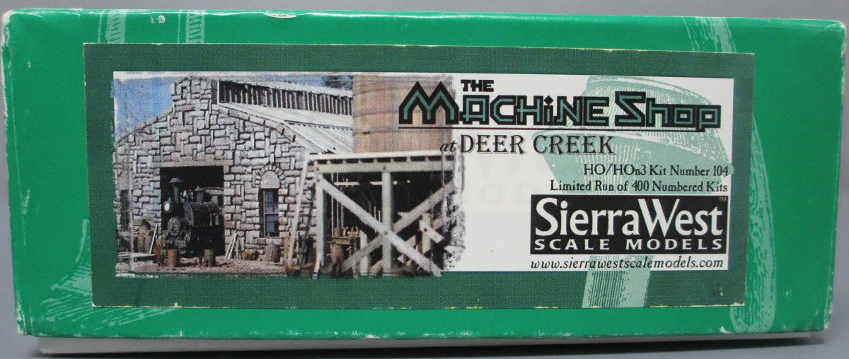 Sierra West 104 HO Scale "The Machine Shop" at Deer Creek Building Kit