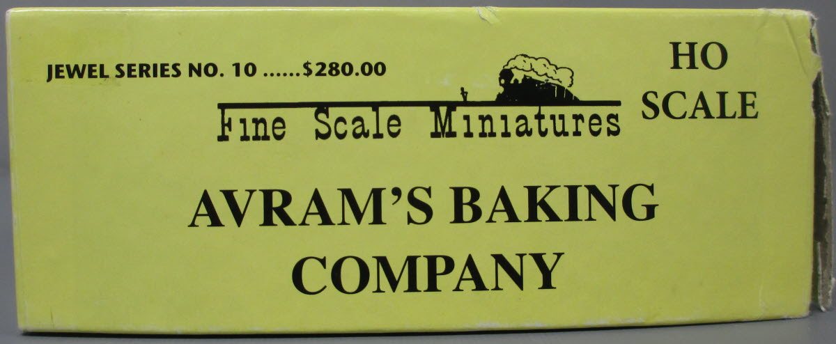 Fine Scale Miniatures HO Jewel Series No.10 Avram's Banking Co. Craftsman Kit