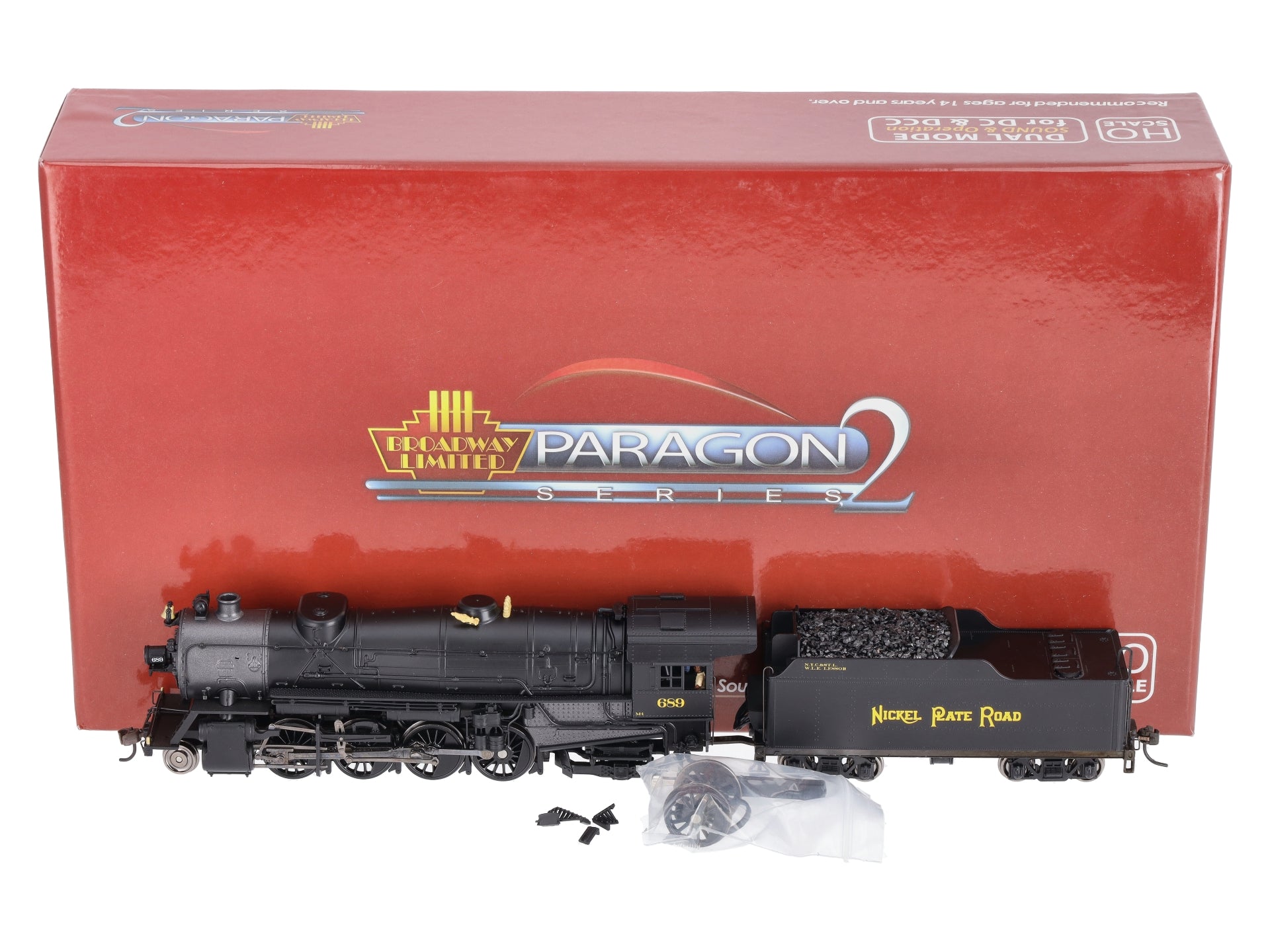 Broadway Limited 2158 HO USRA 2-8-2 Heavy Mikado Steam Locomotive & Tender #689
