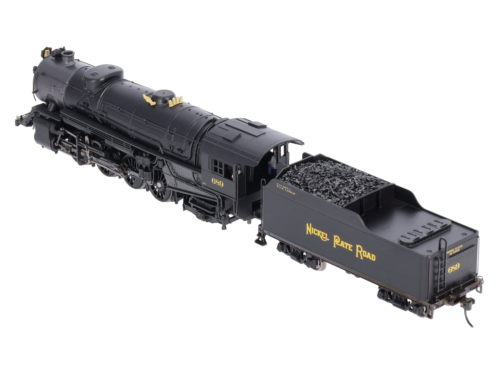 Broadway Limited 2158 HO USRA 2-8-2 Heavy Mikado Steam Locomotive & Tender #689