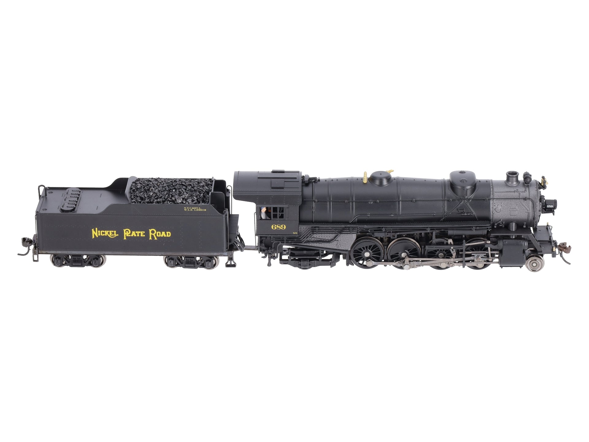 Broadway Limited 2158 HO USRA 2-8-2 Heavy Mikado Steam Locomotive & Tender #689