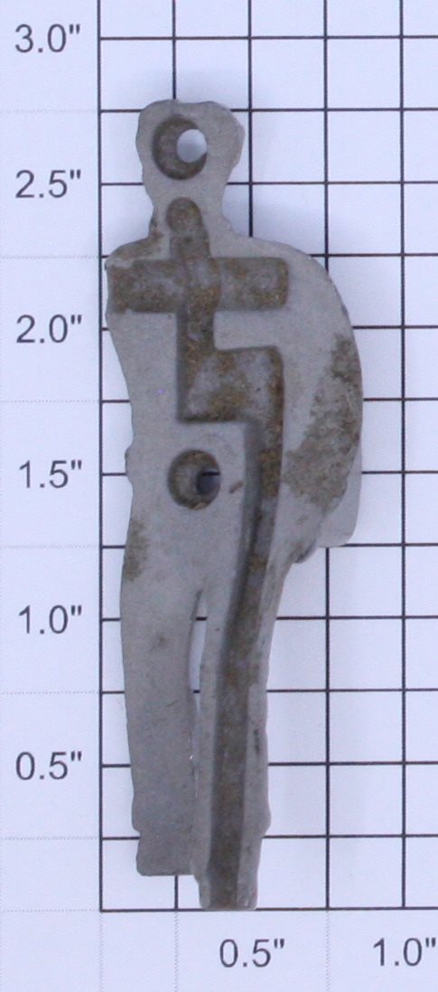 Acme 0630-1115 G Gauge Metal Back Side of Gray Newspaper Boy Figure