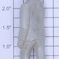 Acme 0627-1039 G Gauge Gray Railroad Conductor Figure Missing Right Arm