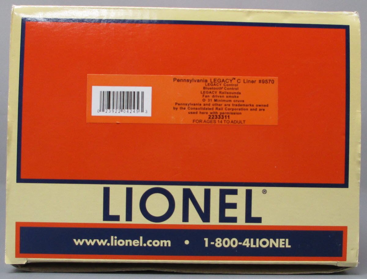 Lionel 2233311 O Pennsylvania Legacy C-Liner Diesel Locomotive #9570
