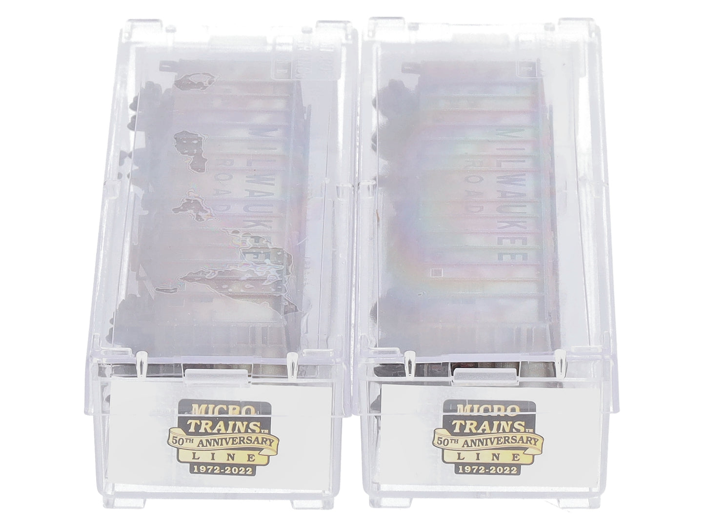 Micro-Trains 98305024 N Milwaukee Weathered 50' Hopper (Set of 2)