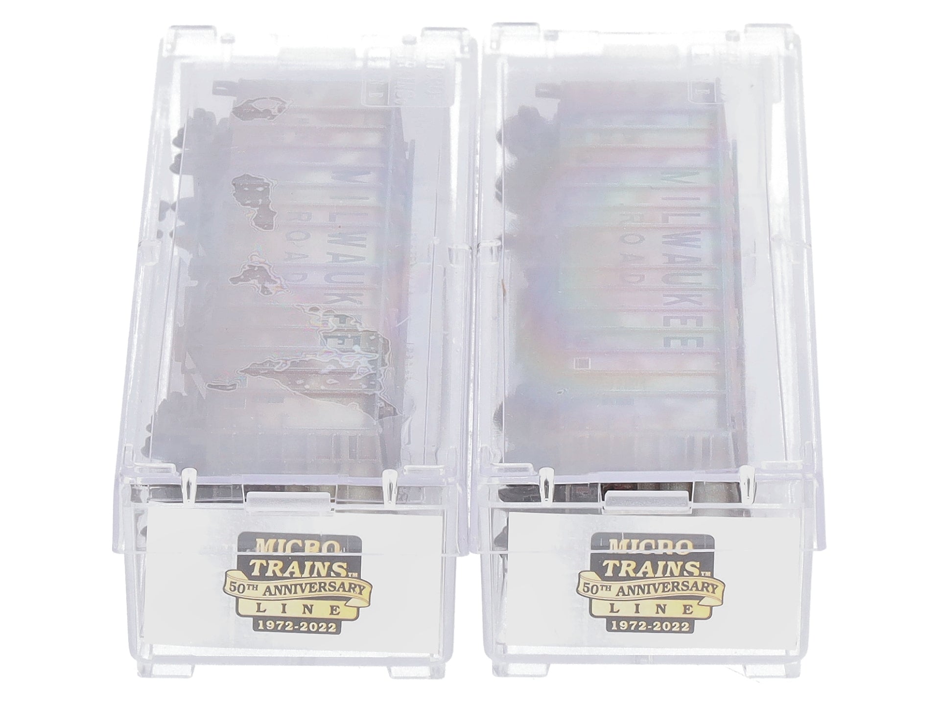 Micro-Trains 98305024 N Milwaukee Weathered 50' Hopper (Set of 2)