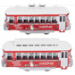 Lionel 6-38203 O-27 Holly Jolly Power & Trailer Trolley Set