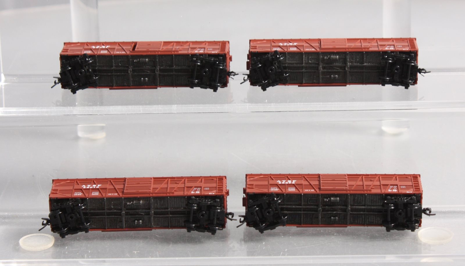 Micro-Trains 99300188 HO Atchison Topeka Santa Fe 40' Stock Car (Pack of 4)