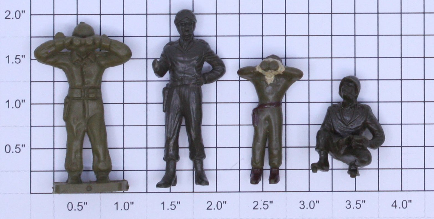 Acme 0707-1227 O Gauge Military Figure Assortment (Bag of 4)