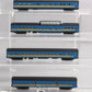 Kato 106-098 N Scale VIA Rail 4pk Smoothside Passenger Cars
