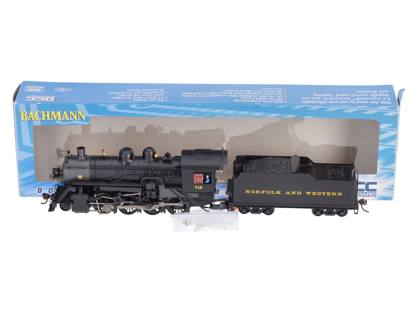 Bachmann 51318 HO Norfolk & Western 2-8-0 Consolidation Steam Loco w/DCC #718