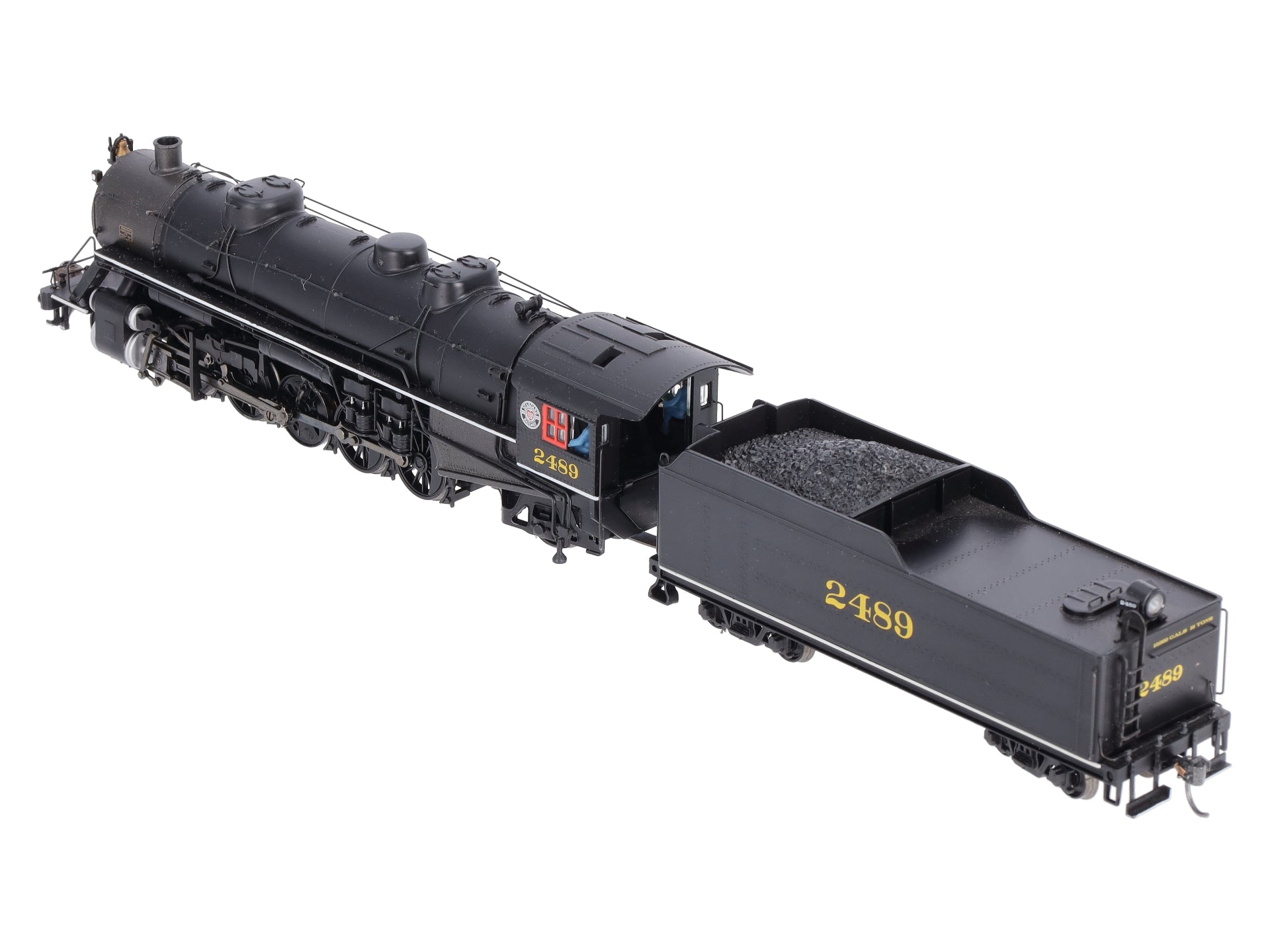 Bachmann 83804 HO Scale Seaboard USRA Light 2-10-2 Steam Locomotive #2489