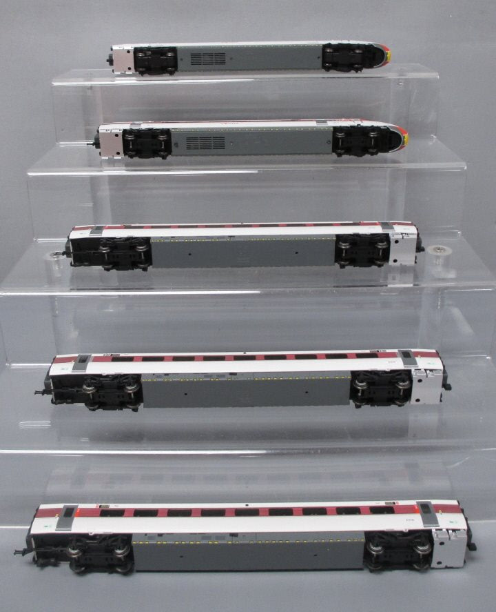 Hornby R3827 OO LNER Hitachi 800/1 Azuma Passenger Car Set #800 104 (Set of 5)