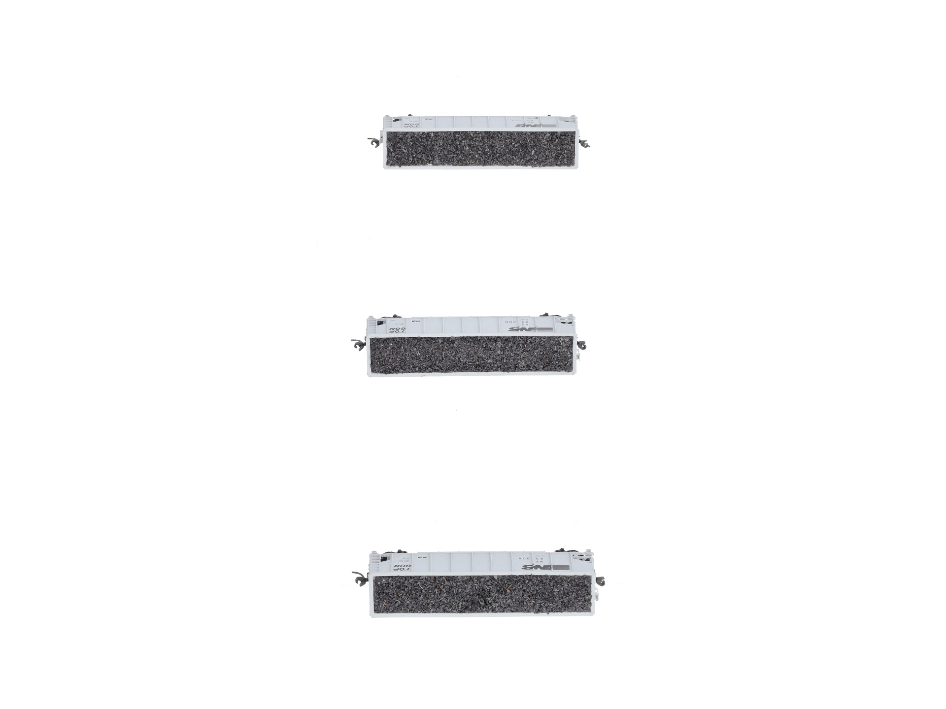 Atlas 20004015 N Norfolk Southern G-86R TopGon Freight Car #23300, (Pack of 3)