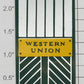 Noma 450-4 "Western Union" Dark Green Door w/ Adhesive on Back