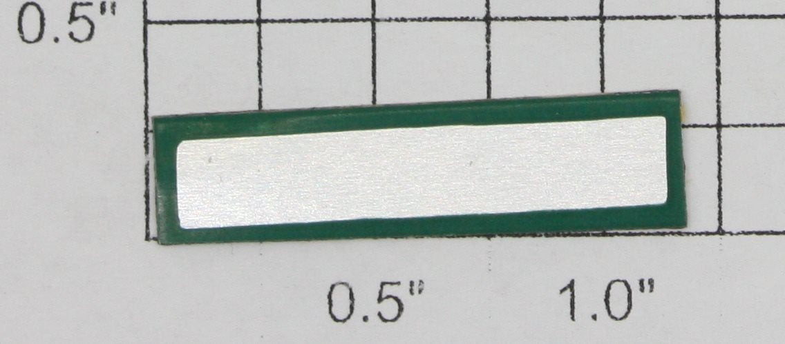 Noma 450-1 Light Green Single Window Panel w/ Adhesive on Back