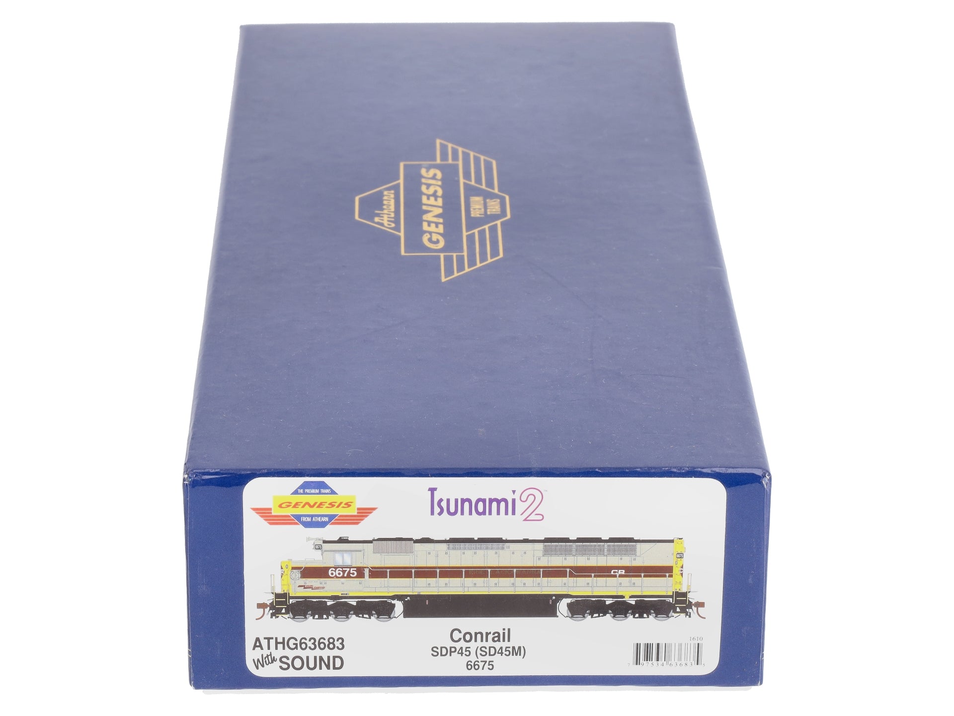 Athearn G63683 HO Conrail SDP45 Diesel Locomotive #6675 with DCC and Sound