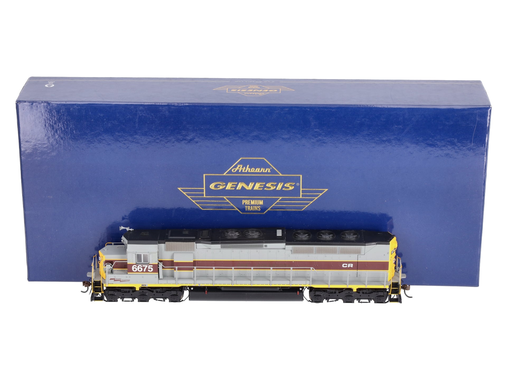 Athearn G63683 HO Conrail SDP45 Diesel Locomotive #6675 with DCC and Sound