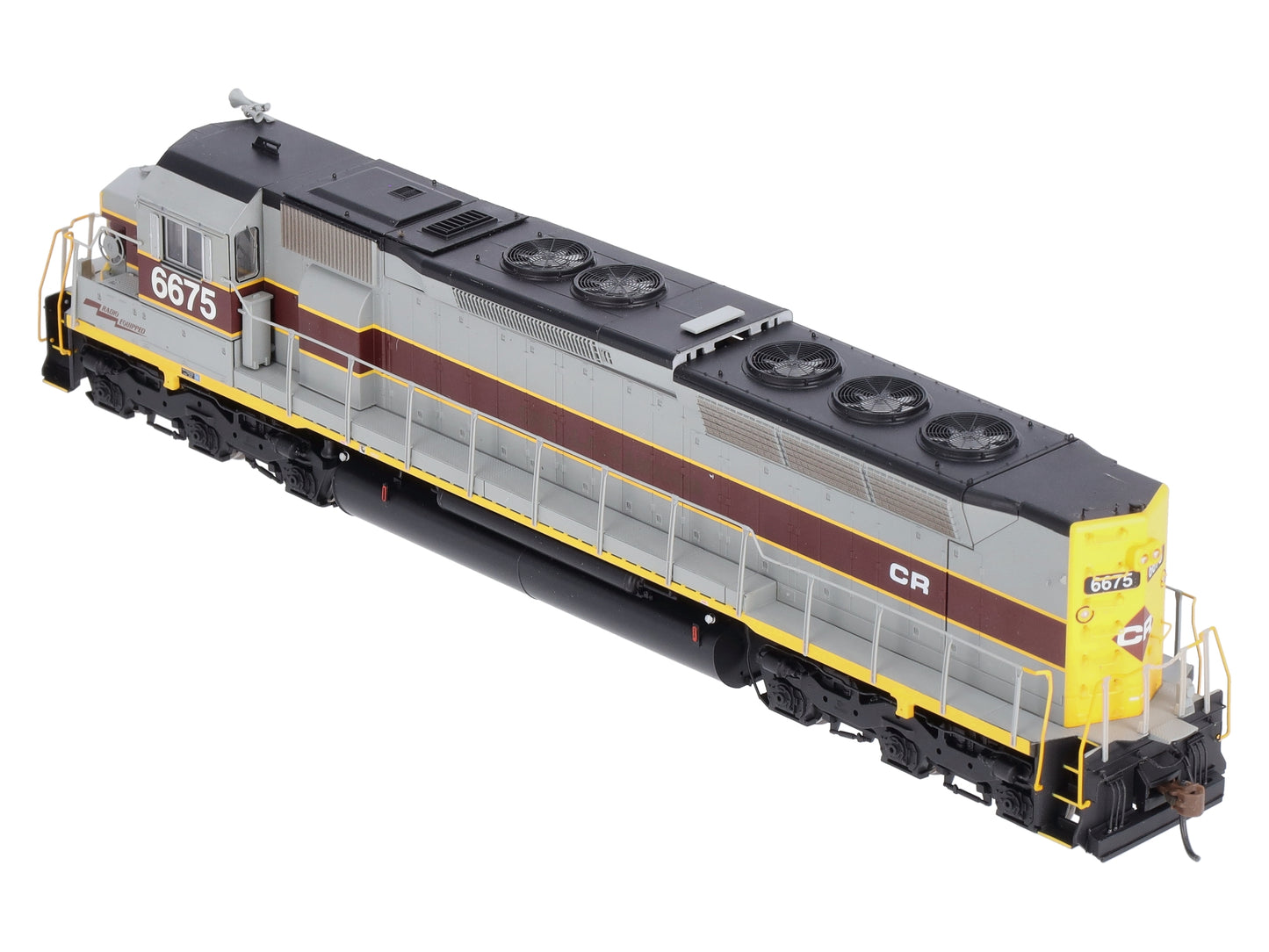 Athearn G63683 HO Conrail SDP45 Diesel Locomotive #6675 with DCC and Sound