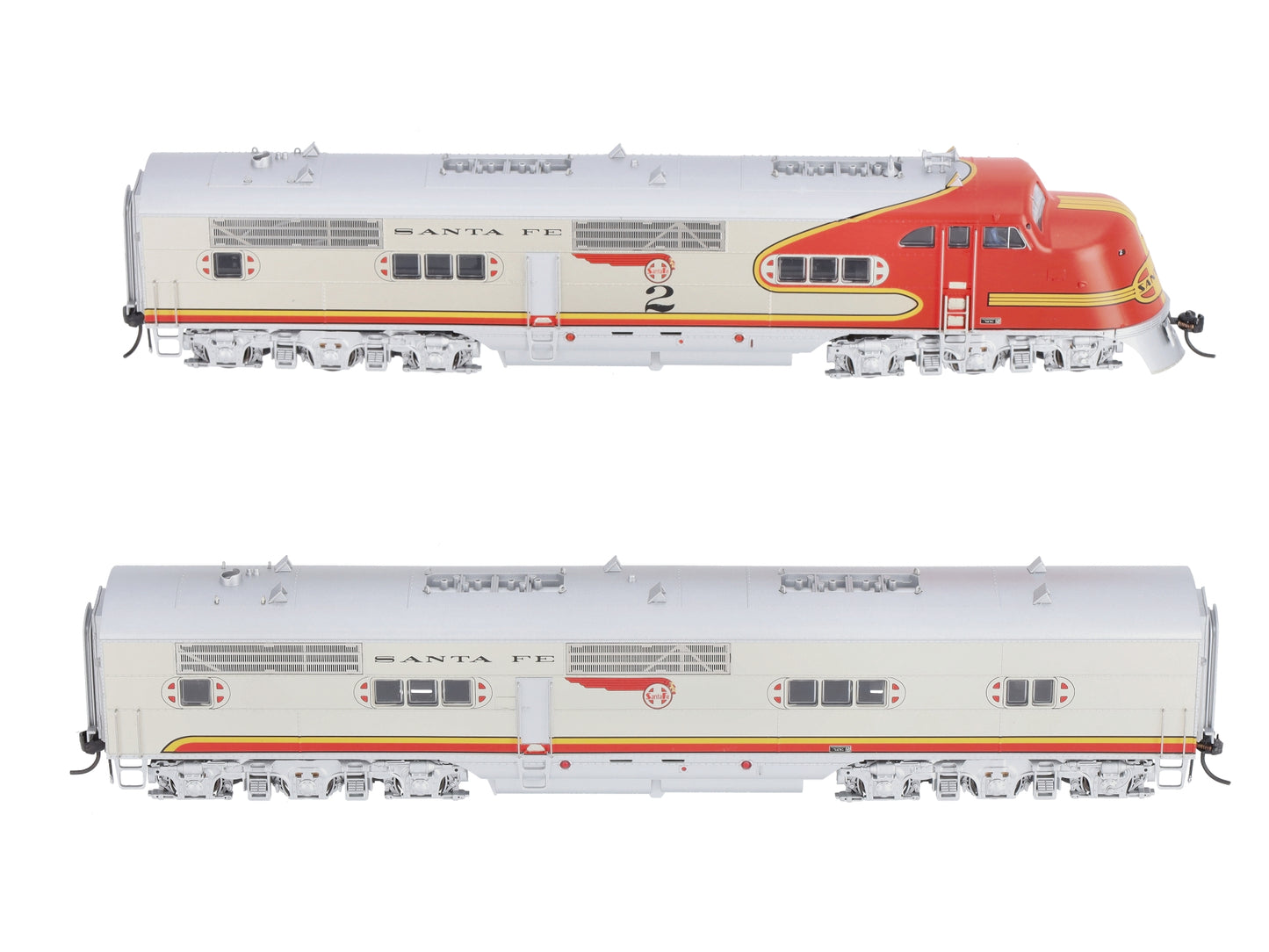 Broadway Limited 6890 HO ATSF E1 A/B Diesel Locomotive Sound/DC/DCC #2L/2A