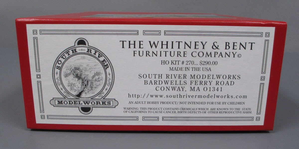 South River Model Works 270 HO The Whitney & Bent Furniture Co. Building Kit