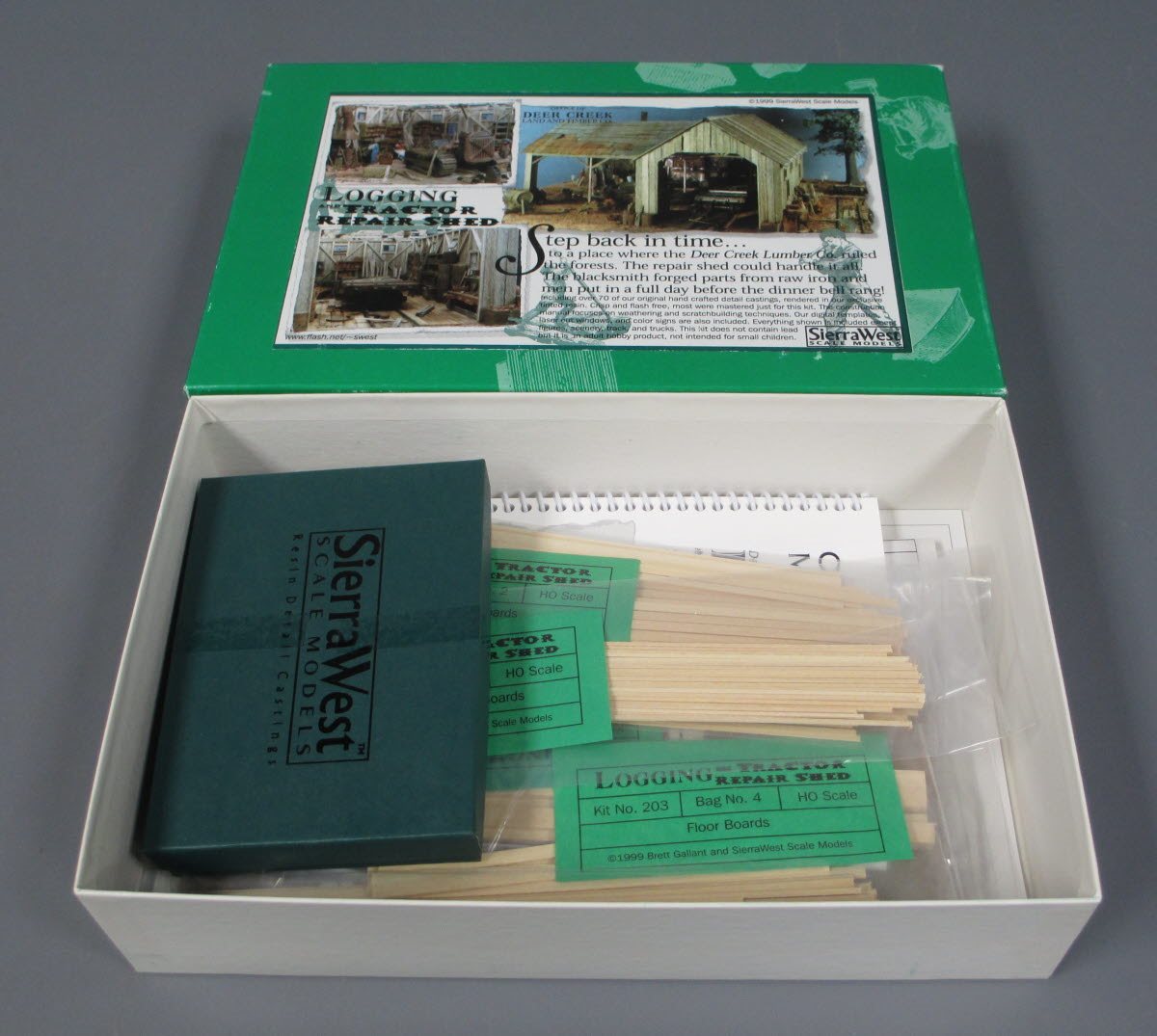Sierra West 203 HO Logging and Tractor Repair Shed Limited Edition Building Kit
