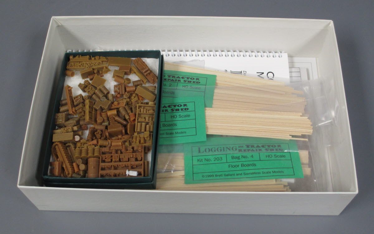 Sierra West 203 HO Logging and Tractor Repair Shed Limited Edition Building Kit