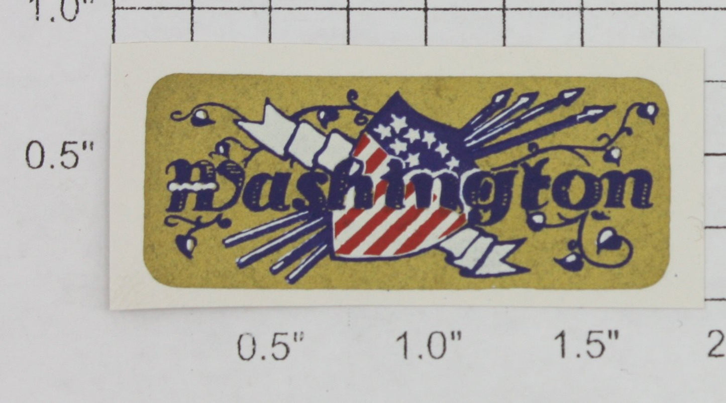 American Flyer 500-16 "Washington" Sticker Decal with Adhesive