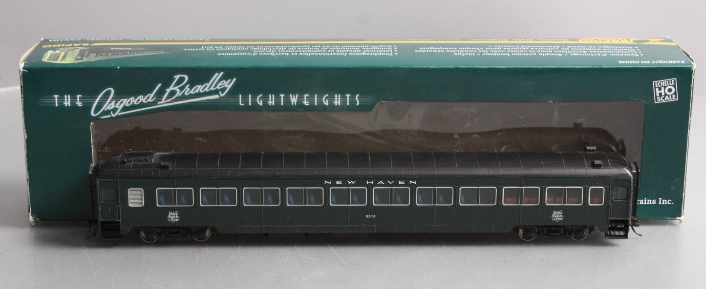 Rapido Trains 109101 HO Scale New Haven 10-Window Smoker Coach #8518