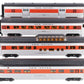 MTH 30-67797 O Gauge New Haven 60' Streamlined 4-Car Passenger Car Set