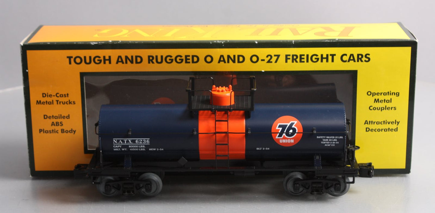 MTH 30-73495 O Union 76 RailKing Tank Car #6236