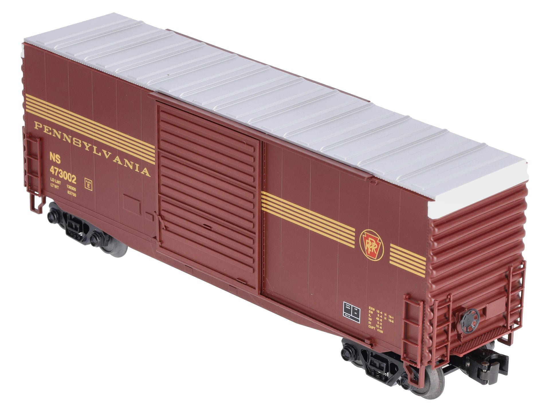 MTH 30-74736 O Pennsylvania 40' Hi-Cube Boxcar #473002