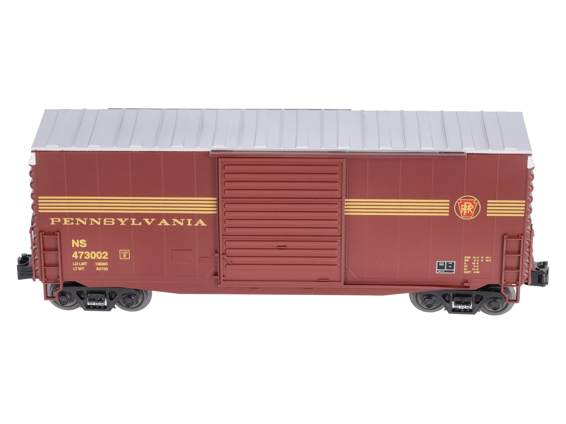 MTH 30-74736 O Pennsylvania 40' Hi-Cube Boxcar #473002