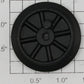 Pride Lines 1100-11 Disney‘s Mickey Mouse Die-Cast Black Wheel w/ Eccentric Stud