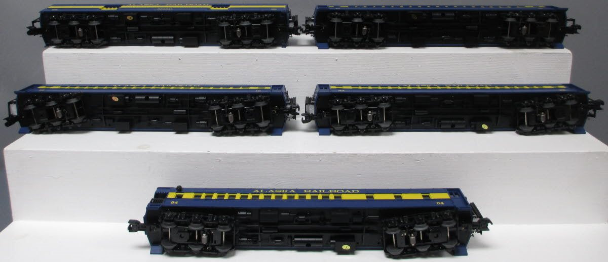 MTH 20-40020 O Alaska Railroad Premier 70' Madison Passenger Car Set (Set of 5)