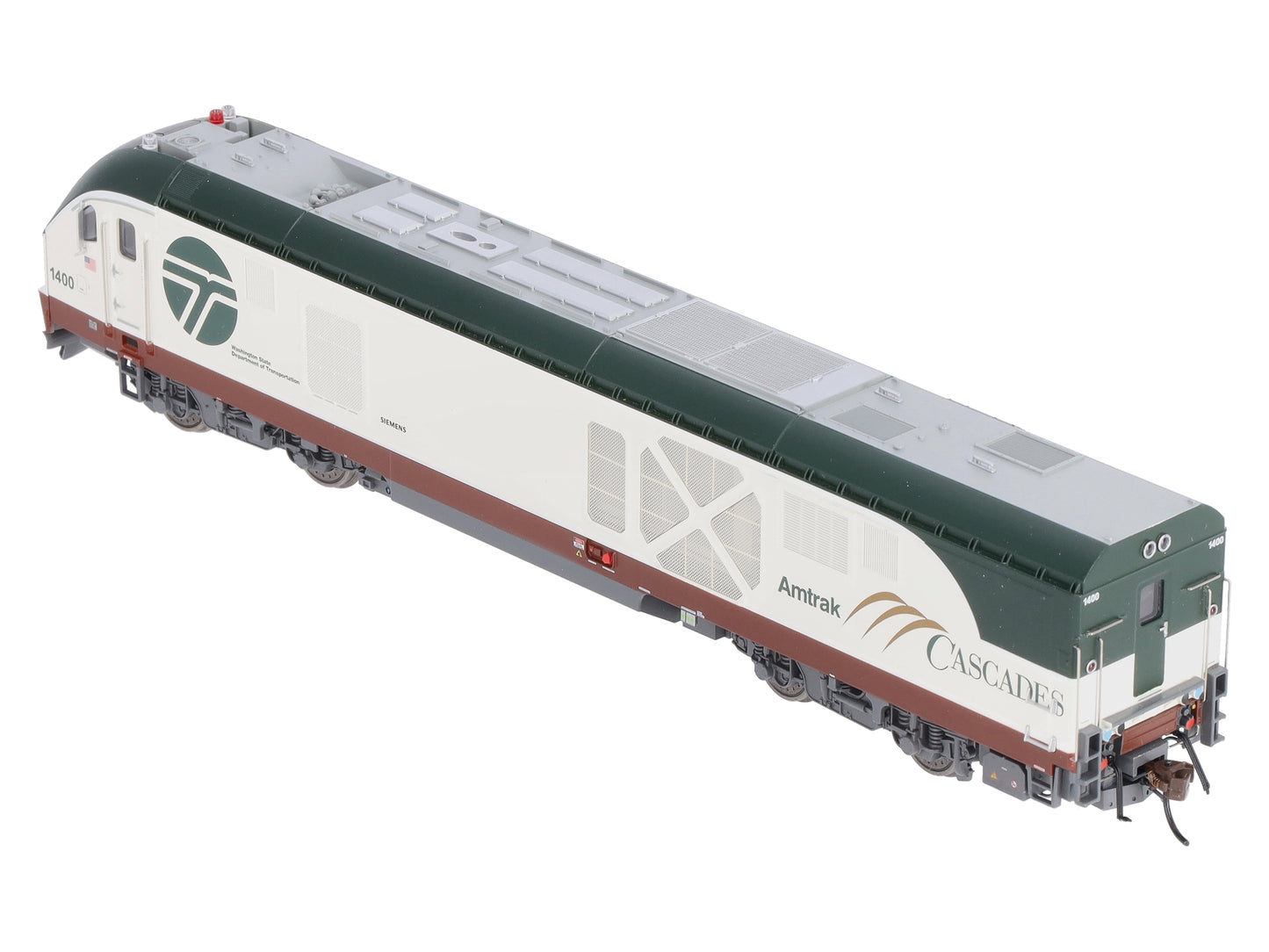 Bachmann 67904 HO Amtrak Cascades Charger SC-44 Diesel Loco with Sound #1400
