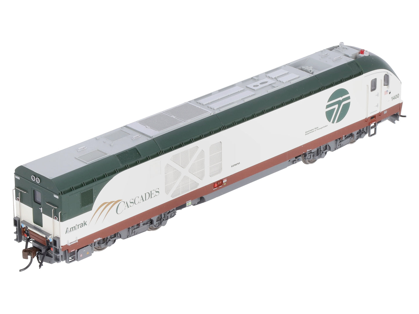 Bachmann 67904 HO Amtrak Cascades Charger SC-44 Diesel Loco with Sound #1400