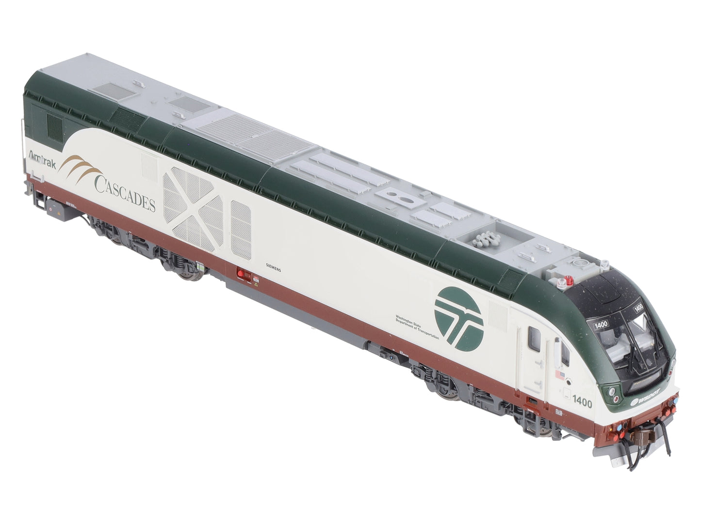 Bachmann 67904 HO Amtrak Cascades Charger SC-44 Diesel Loco with Sound #1400
