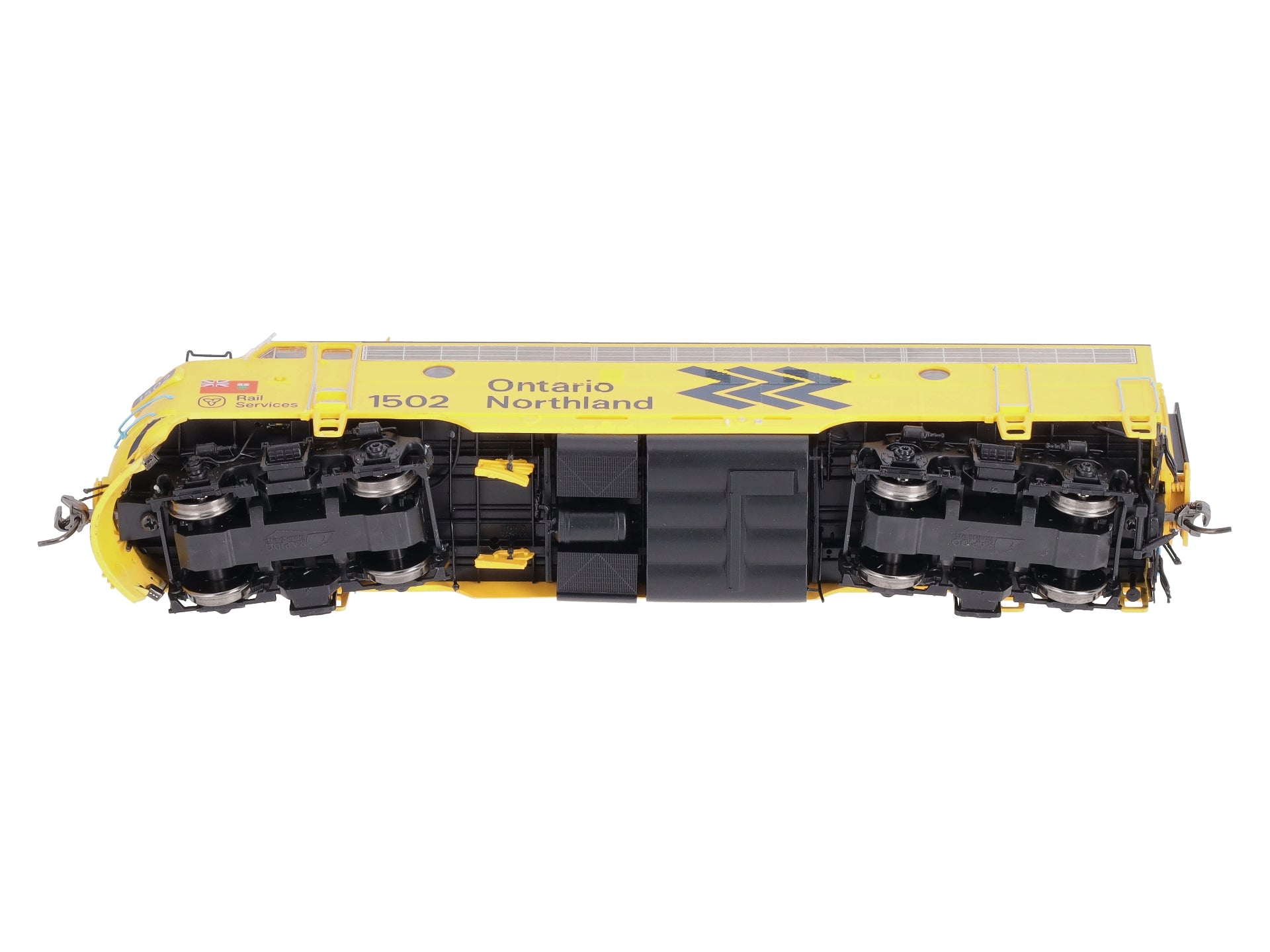 Rapido Trains 222529 HO Ontario Northland GMD FP7 Chevron Diesel Loco #1502