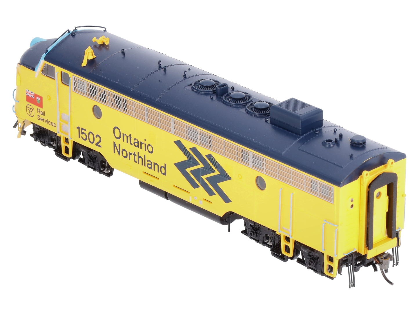 Rapido Trains 222529 HO Ontario Northland GMD FP7 Chevron Diesel Loco #1502