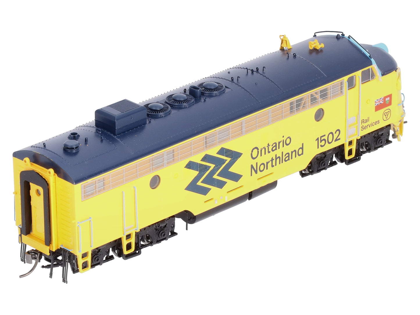 Rapido Trains 222529 HO Ontario Northland GMD FP7 Chevron Diesel Loco #1502
