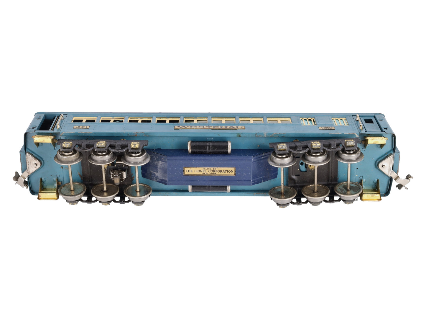 Lionel 421 Vintage Standard Gauge Westphal Blue Comet Pullman
