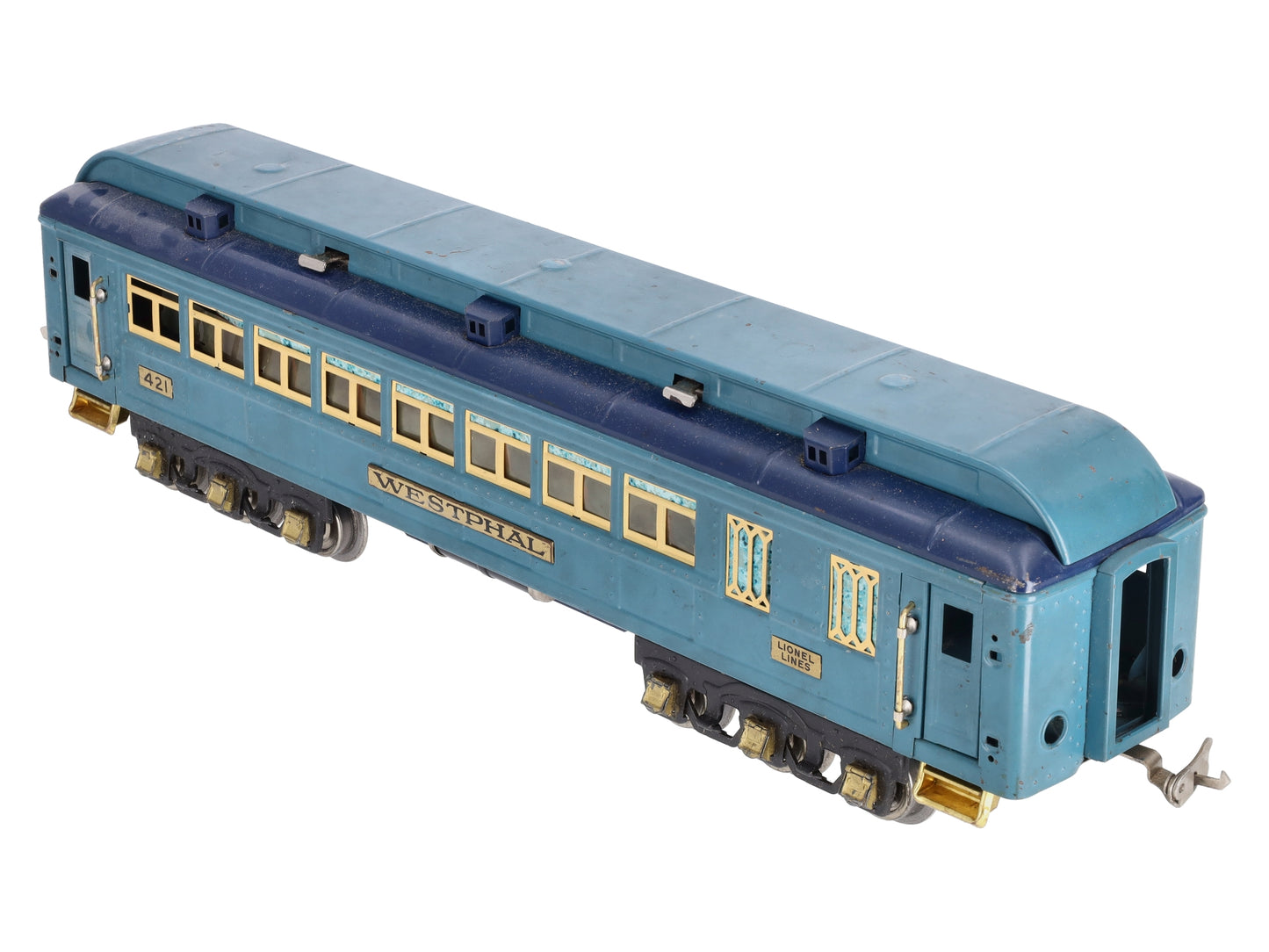 Lionel 421 Vintage Standard Gauge Westphal Blue Comet Pullman