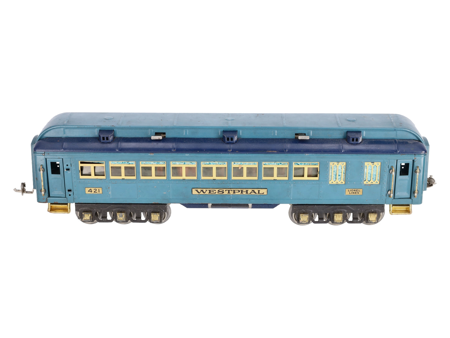 Lionel 421 Vintage Standard Gauge Westphal Blue Comet Pullman
