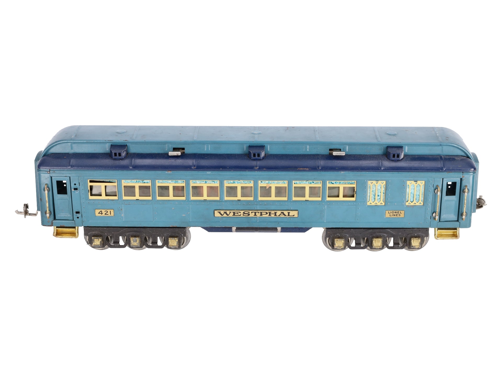 Lionel 421 Vintage Standard Gauge Westphal Blue Comet Pullman