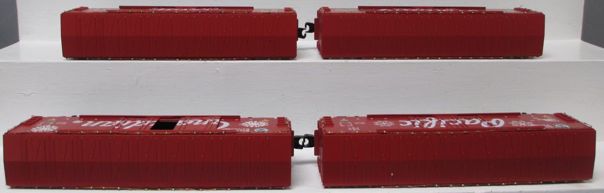 MTH 30-70106 O Canadian Pacific 4-Car 50' Double Door Plugged Boxcar Set