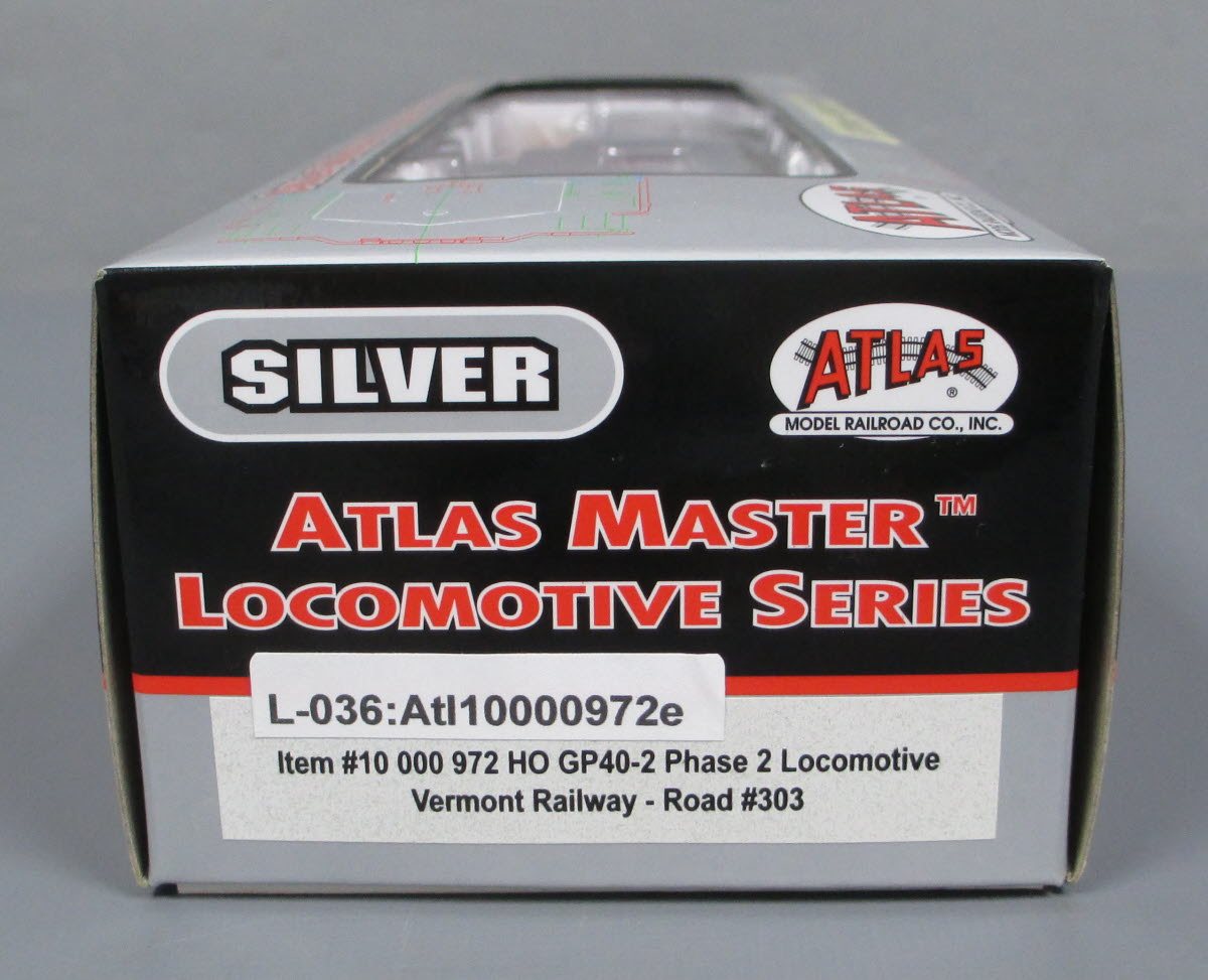 Atlas 10000972 HO Scale Vermont Railway GP40-2 Ph2 Diesel Engine #303