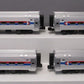 MTH 30-6522 O Amtrak RailKing O-31 Amfleet Phase 1 Coach Set (Set of 4)